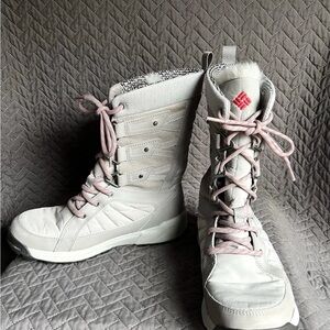 Columbia Meadows Omni-Heat 3D Gray Winter Waterproof Snow Boots Women’s 8.5